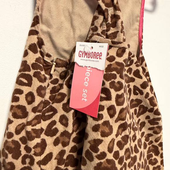 Girls Gymboree Leopard Print Casual Dress 18-24 Months Brown New NWT bloomers - Picture 3 of 14